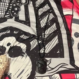 Wolf beaded necklace